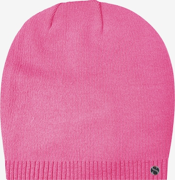 SAMAYA Mütze 'Elen', superweich und wärmend in Pink: Vorderseite