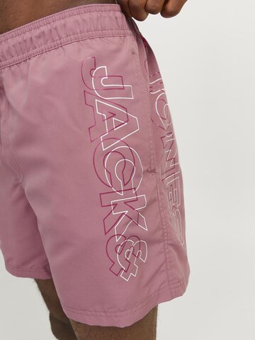 Shorts de bain 'JPSTFiji' JACK & JONES en rose