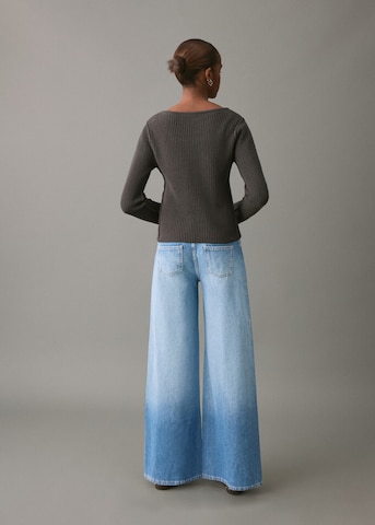 MANGO TEEN Wide Leg Jeans 'Kelly' in Blau