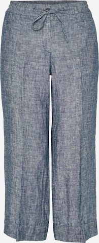 OPUS Pleated Pants 'Madeka' in Blue: front