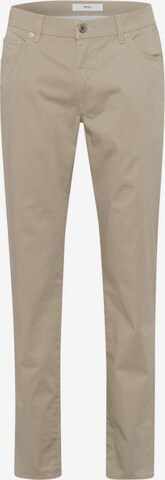 BRAX Slimfit Chino 'Cadiz' in Beige: voorkant