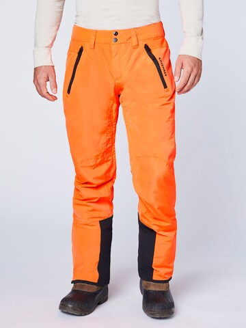 Regular Pantalon outdoor CHIEMSEE en orange : devant