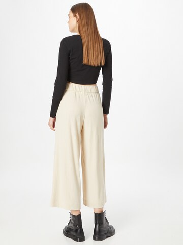 Wide leg Pantaloni di Monki in beige