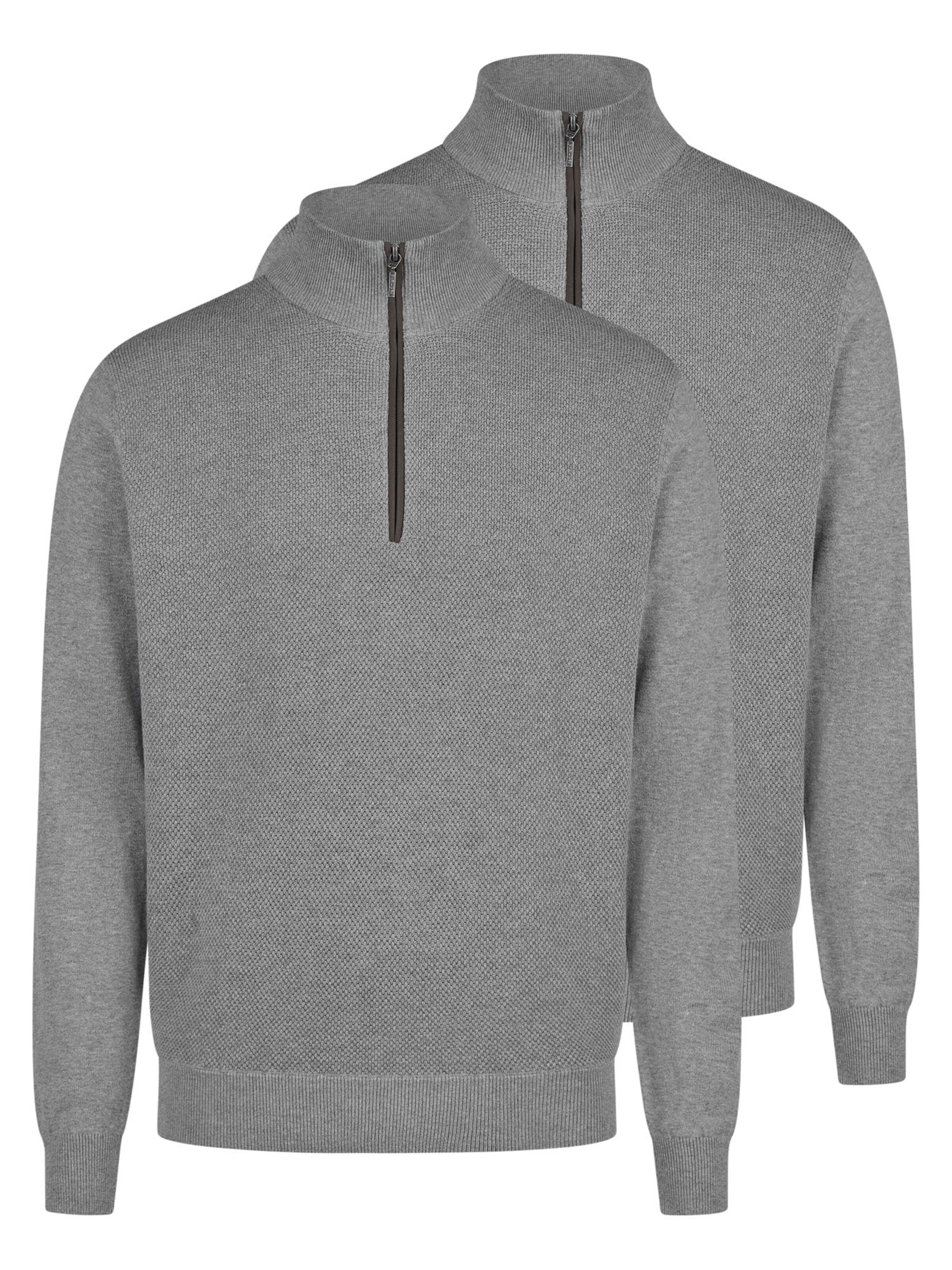 redmond Sweater 'Basic' in Grey: front