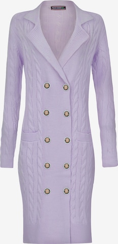 Abito in maglia di Felix Hardy in lilla: frontale