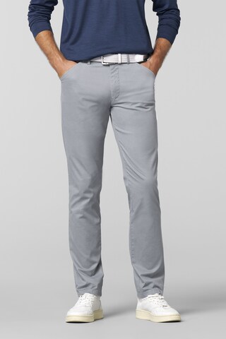 MEYER Regular Chino Chicago in Grau: Vorderseite