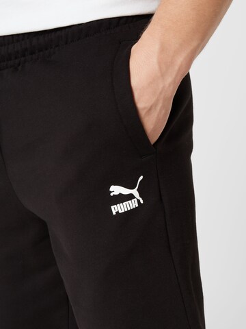 Regular Pantalon de sport PUMA en noir