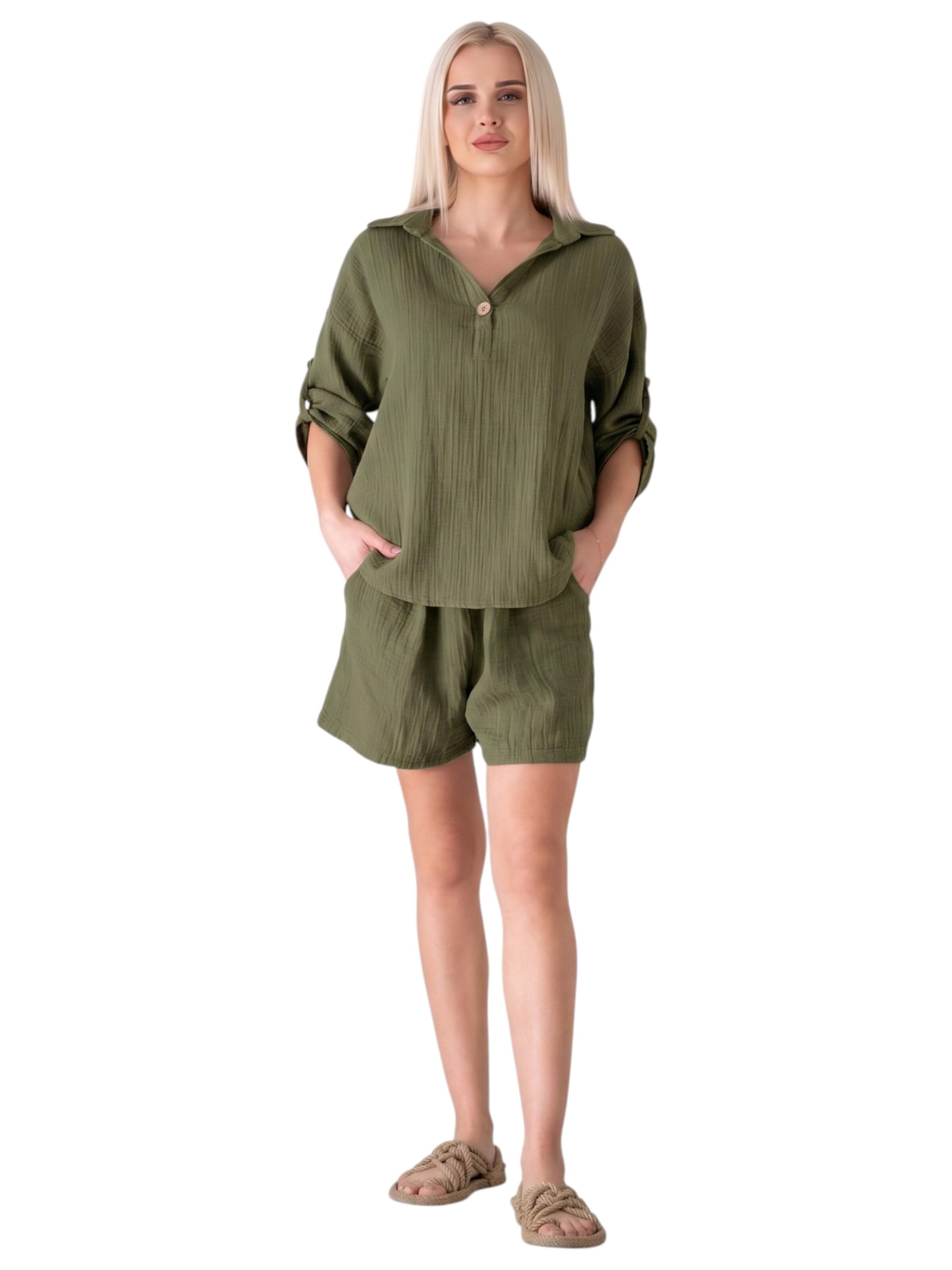WENOR - Blusa 'LINARA' en verde