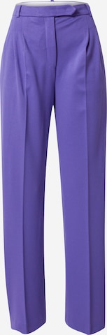 Loosefit Pantalon à pince 'Zoe' Designers Remix en violet : devant