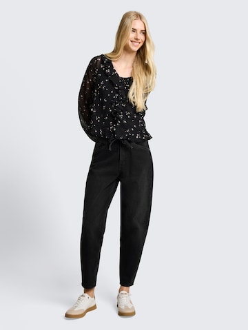 TOM TAILOR DENIM Barrel Jeans 'ADEA' in Schwarz