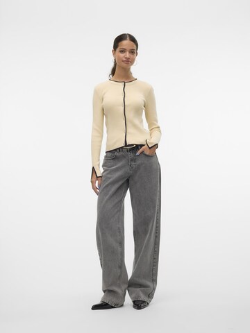 VERO MODA Knit cardigan 'VMJoan' in White