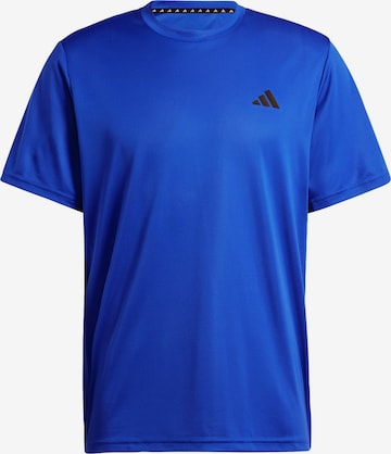 ADIDAS PERFORMANCE Performance Shirt 'Train Essentials' in Blue: front