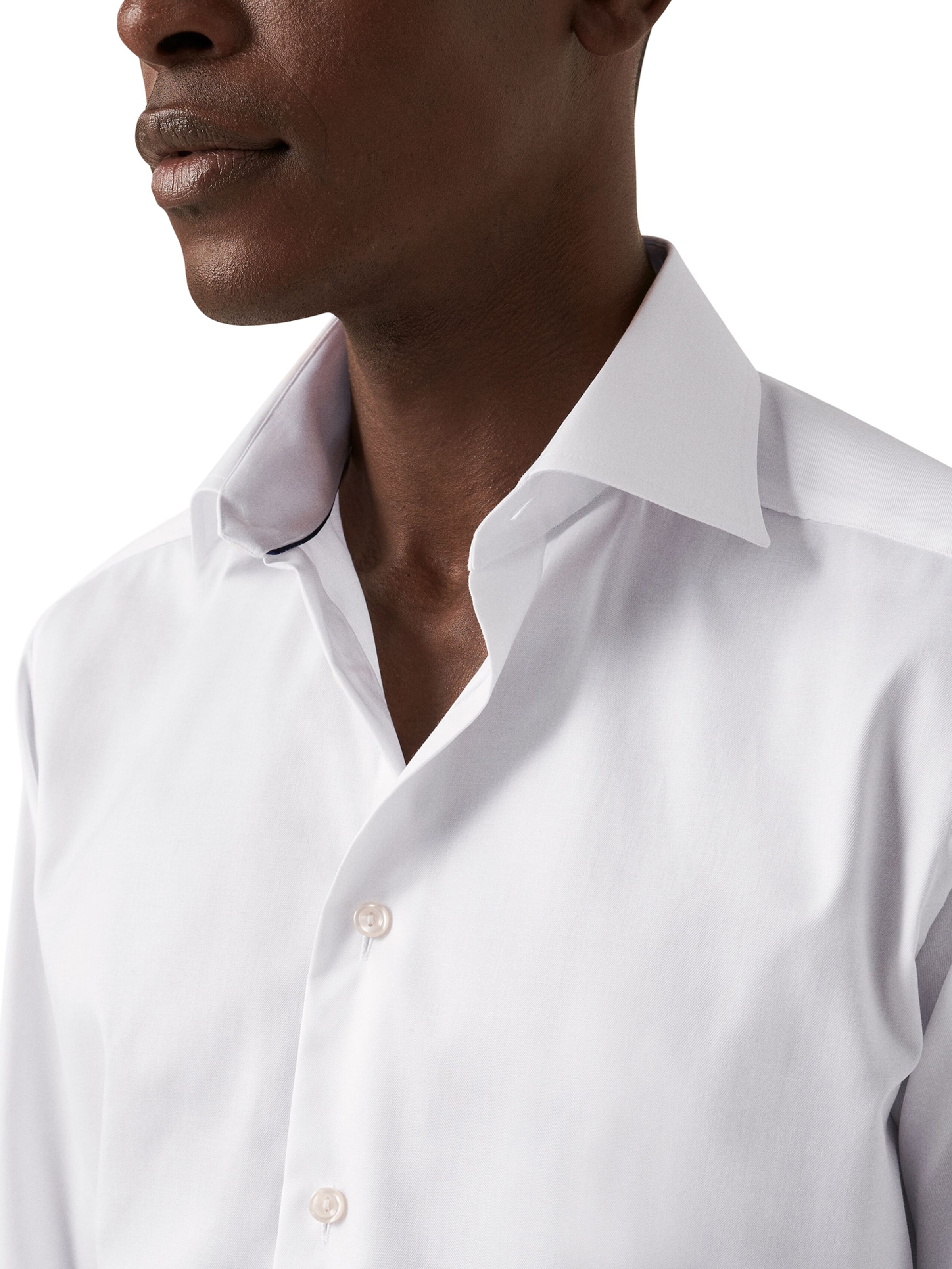 ETON Слим Рубашка в Белый