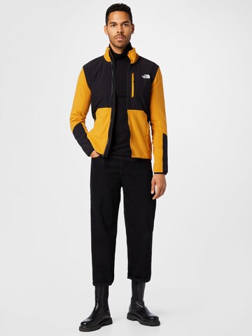 THE NORTH FACE - Casaco de velo funcional 'Glacier' em amarelo