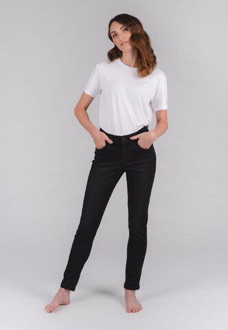 Angels Slimfit Slim Fit Jeans Jeans One Size mit Stretch-Bund in Grau