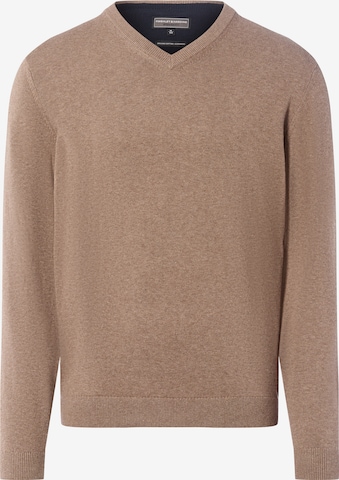 Finshley & Harding Pullover in Braun: Vorderseite