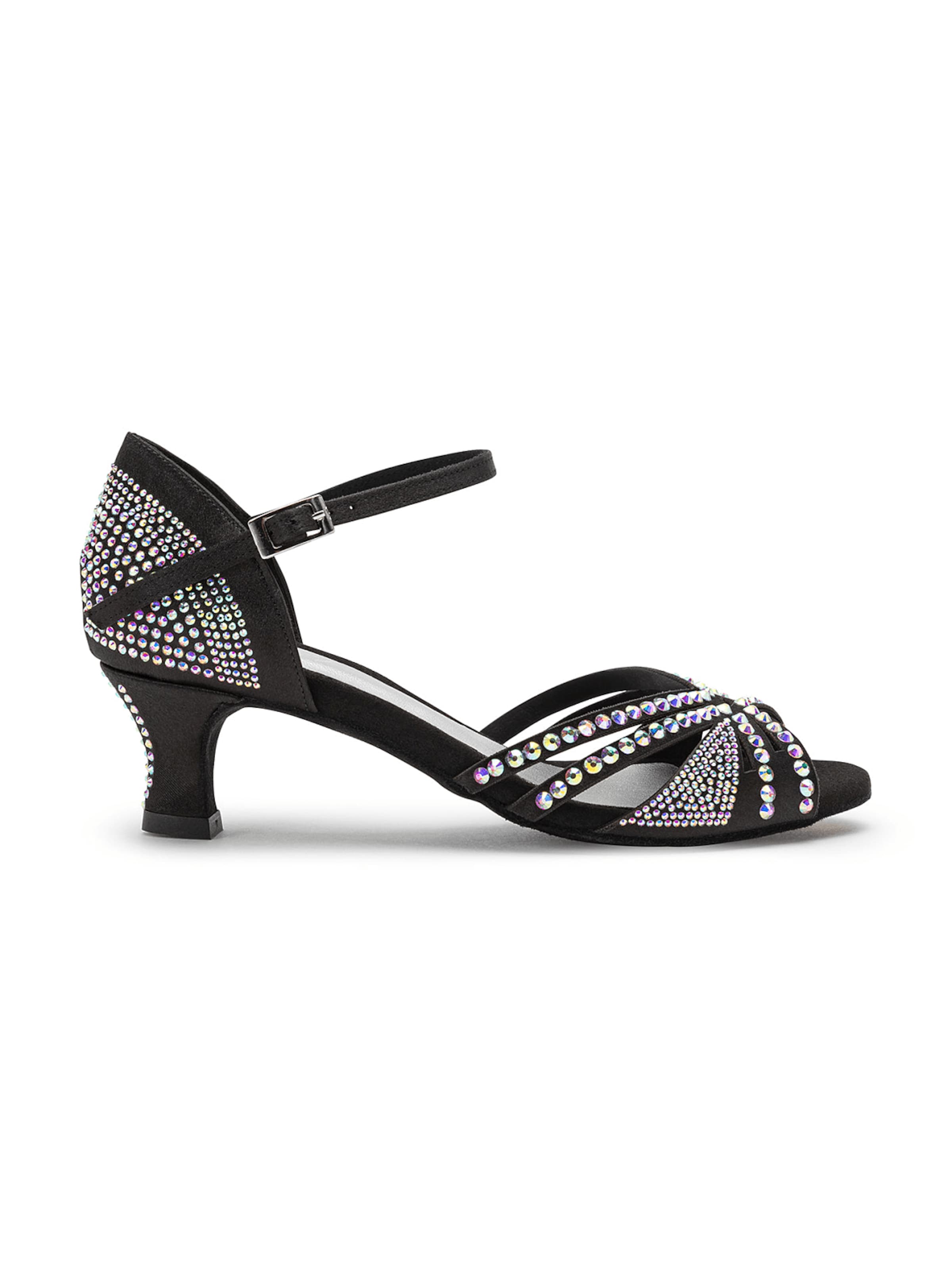 Dancing Queens Strap Sandals 'Sparkle Shine' in Black: front