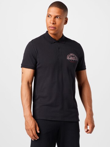 JACK & JONES - Camiseta en negro: frente