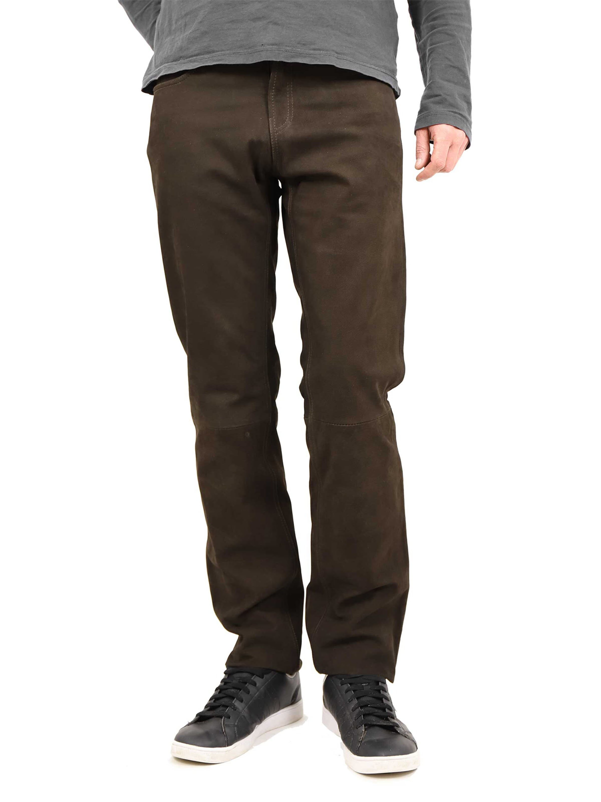 MADDOX Regular Broek 'Laurin' in Bruin: voorkant