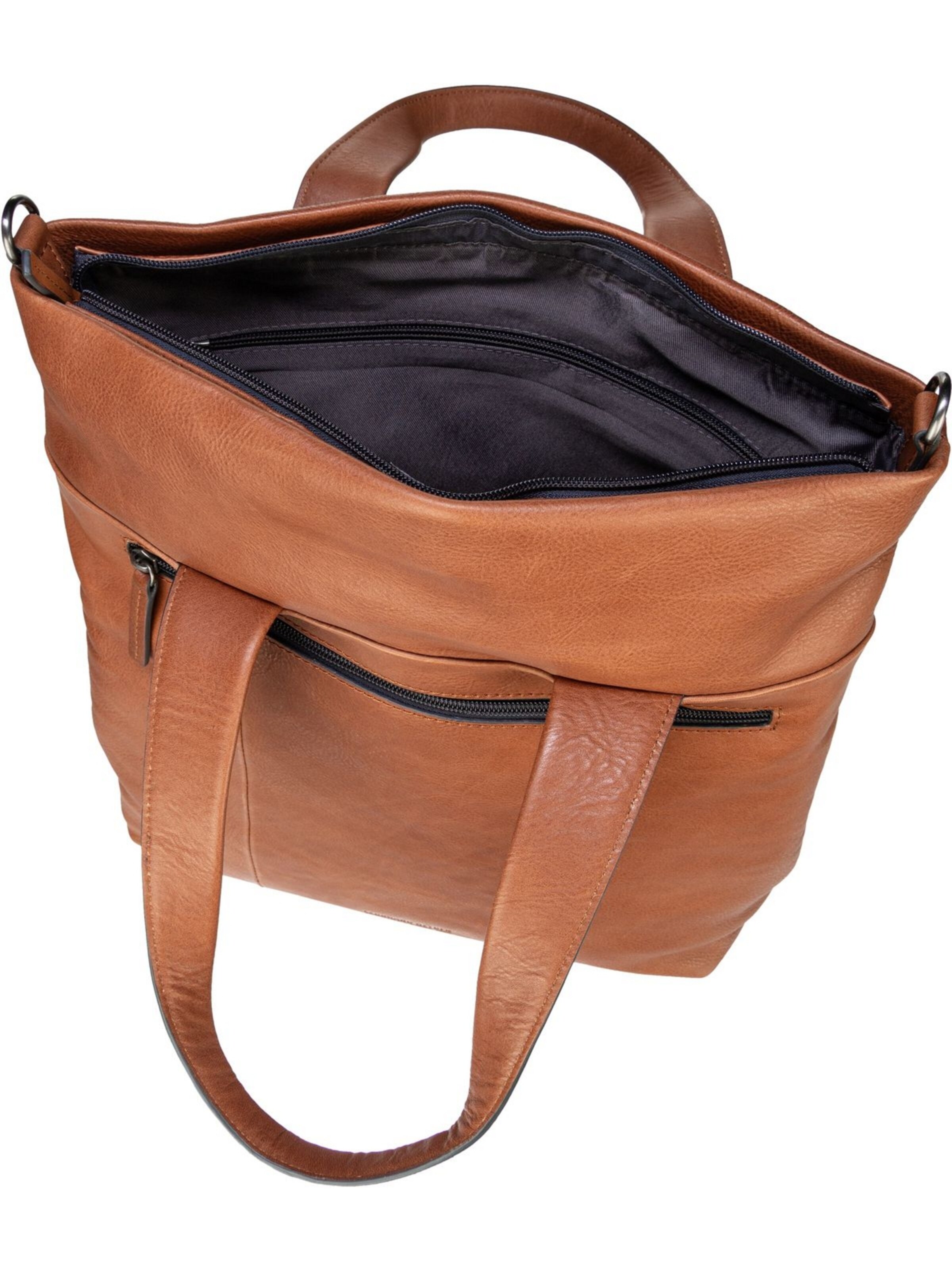 LEONHARD HEYDEN Shopper 'Hamburg' in Braun