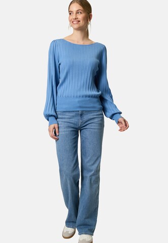 zero Pullover in Blau