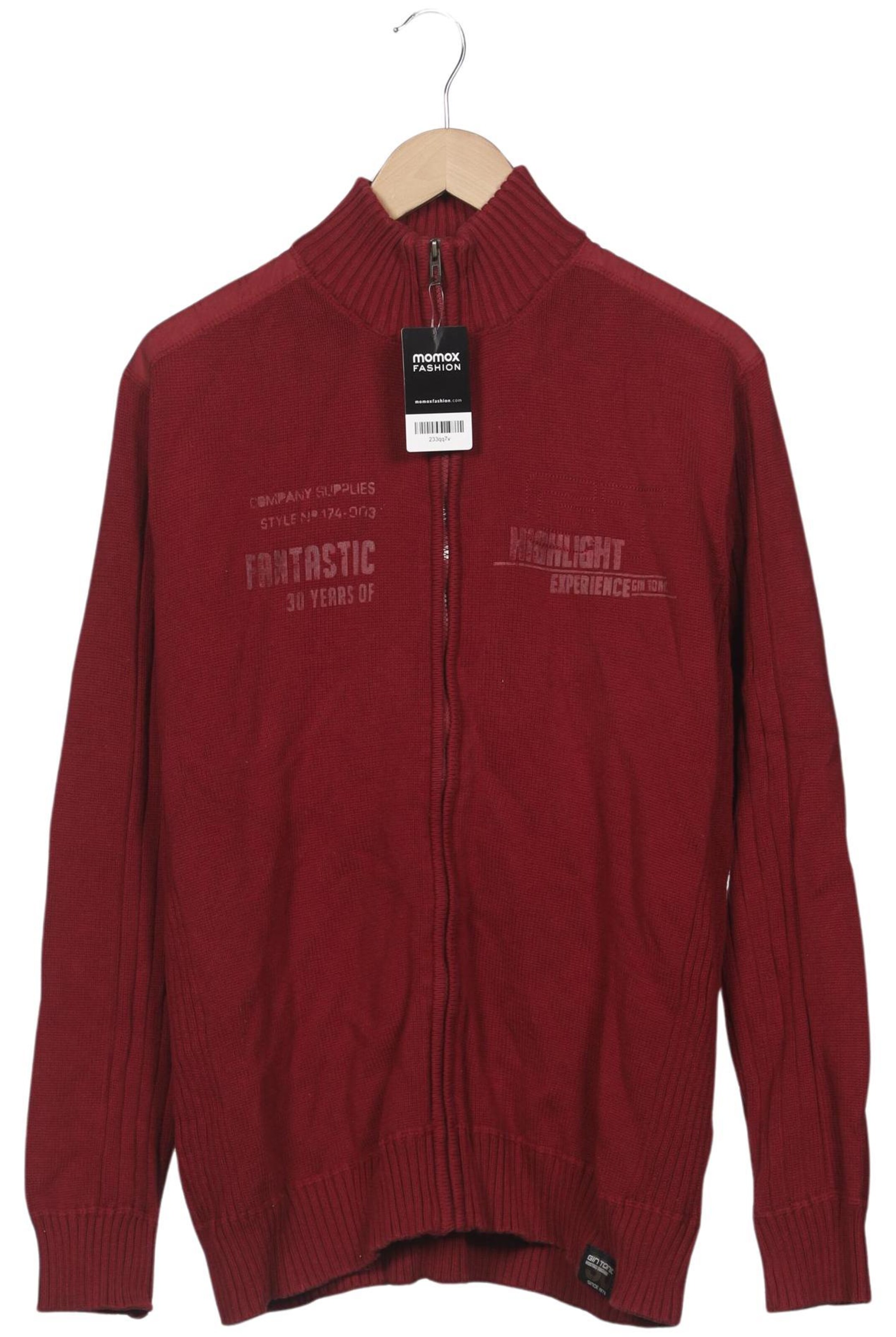 GIN TONIC Sweater & Cardigan in XXL in Red: front