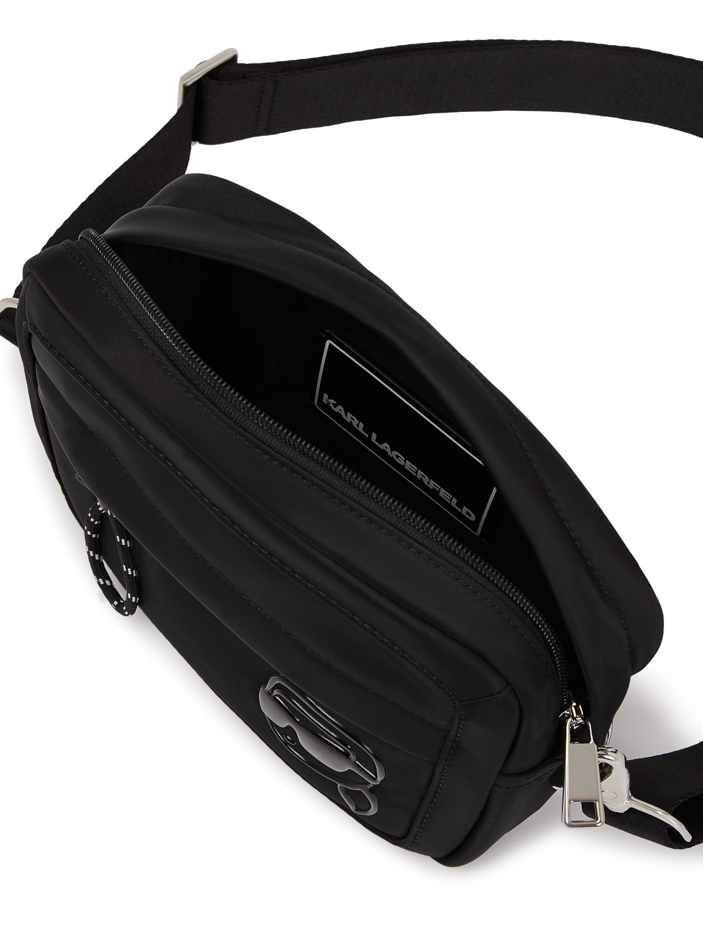 Karl Lagerfeld Чанта за през рамо тип преметка 'Ikon' в черно