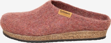 Stegmann Clogs 'RE Filz' in Red: front