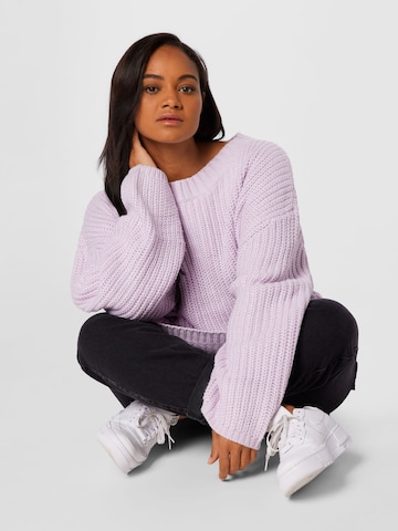 Urban Classics Pullover in Lila