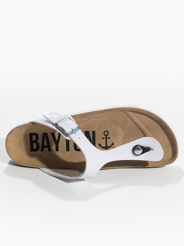 Bayton - Sandalias de dedo 'MERCURE' en blanco