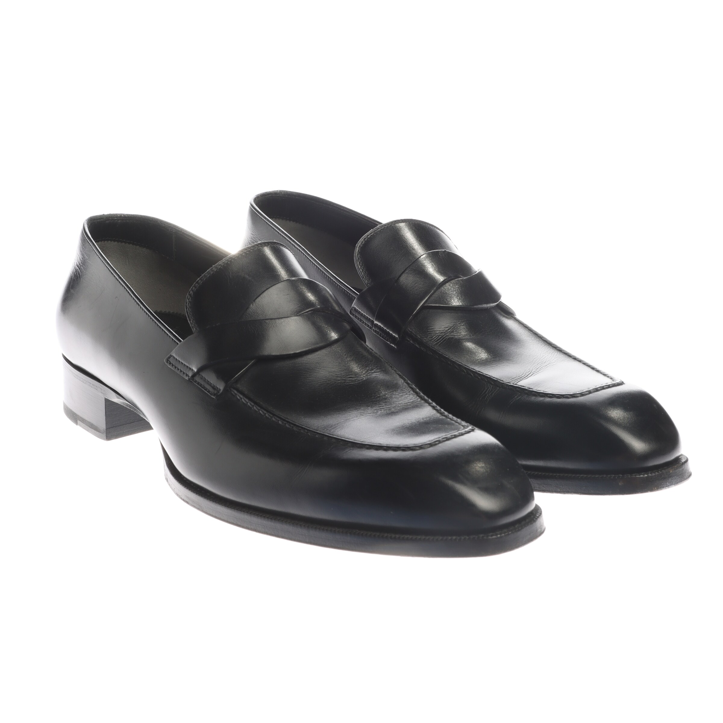 Tom Ford Flats & Loafers in 44 in Black: front