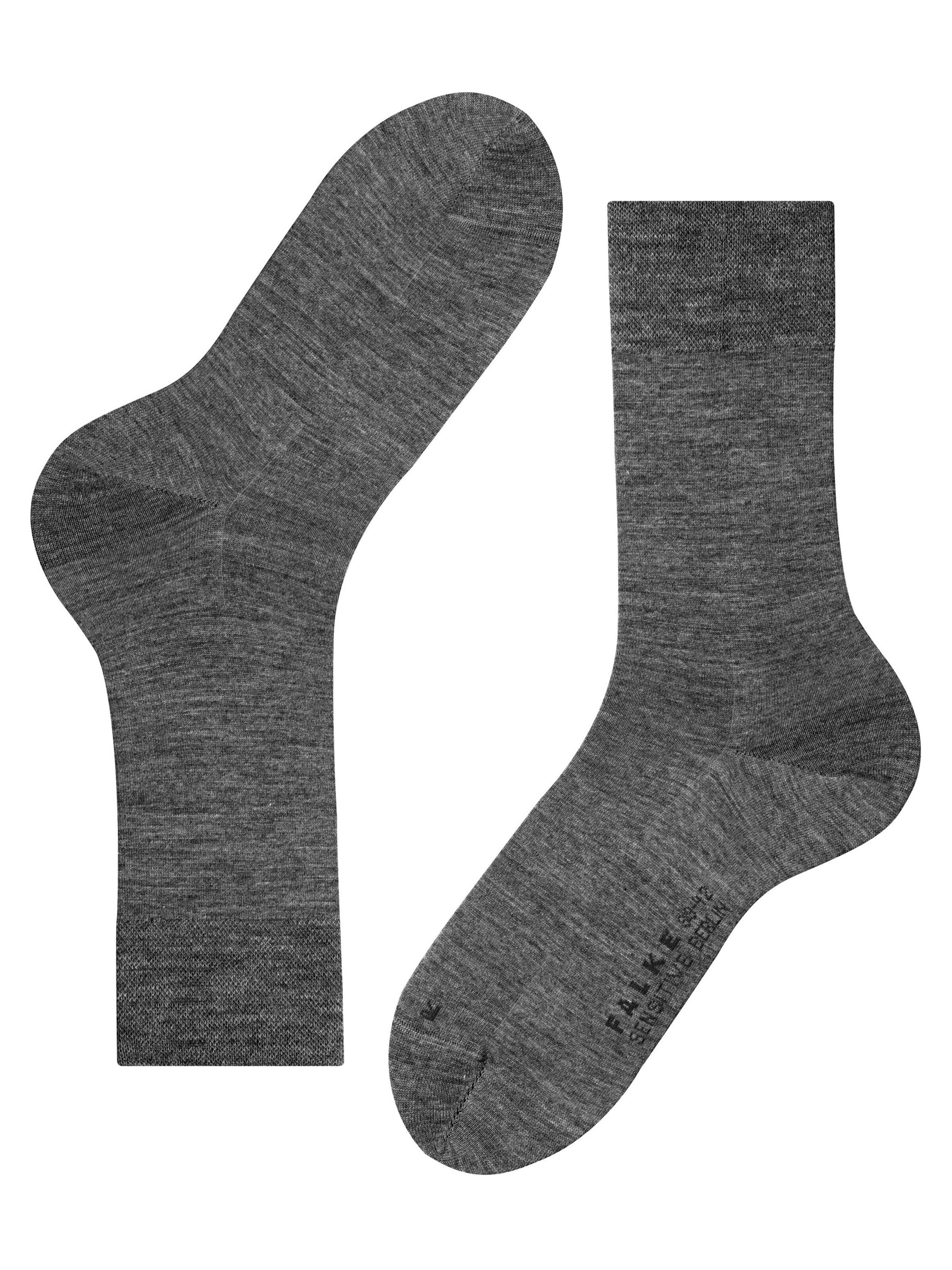 FALKE Socken 'Sensitive Berlin'‌‌‌‌‌‌‌‌‌ in Grau