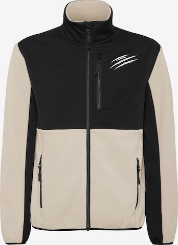 Plein Sport - Chaqueta polar en beige: frente