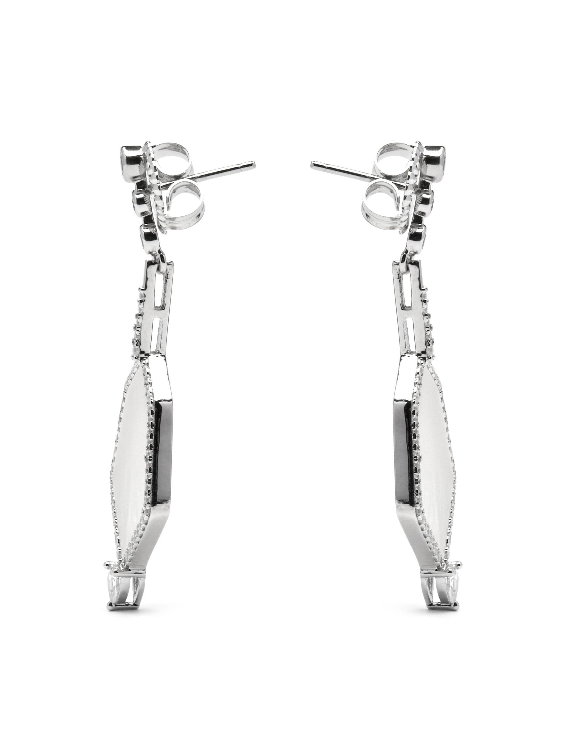 Luxenter Ohrringe 'FAIOS'‌ in Weiß