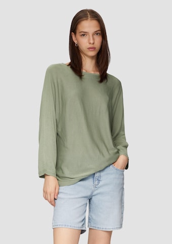 Pull-over QS en vert : devant