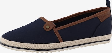 MUSTANG Espadrilky – modrá: přední strana