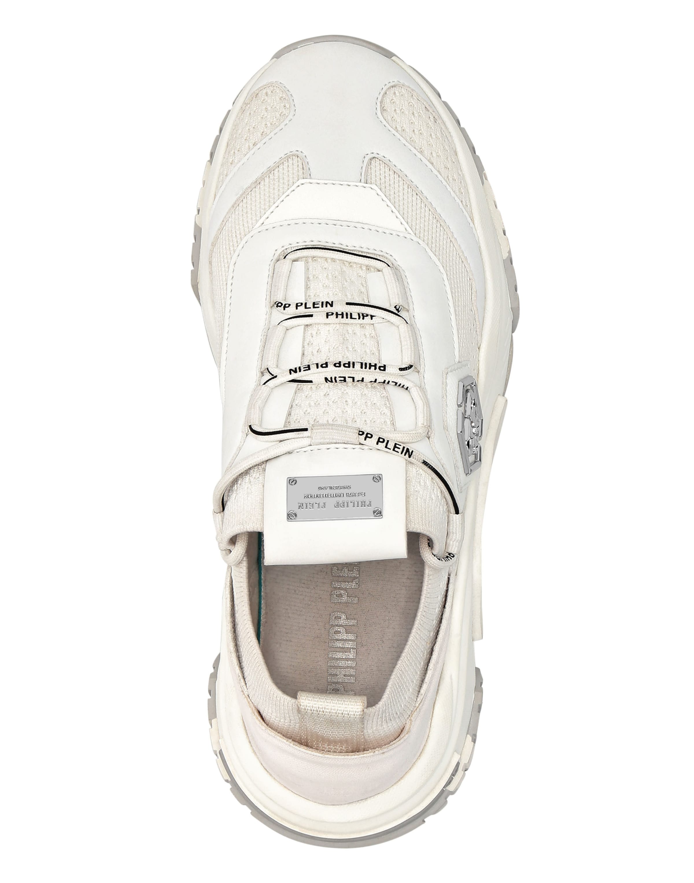 Philipp Plein - Sapatilhas baixas 'Predator' em branco