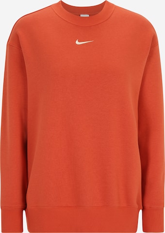 Nike Sportswear Sweatshirt in Oranje: voorkant