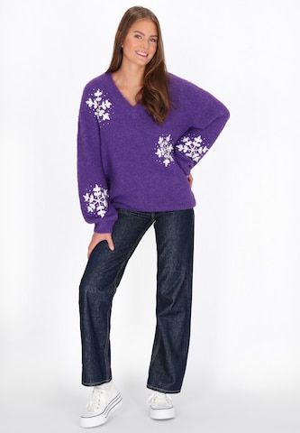 MYMO Sweater in Purple