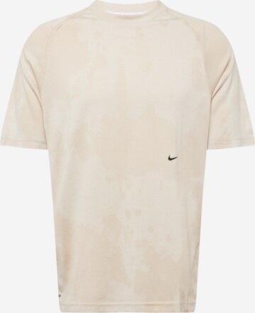 NIKE Functioneel shirt 'ADV' in Beige: voorkant