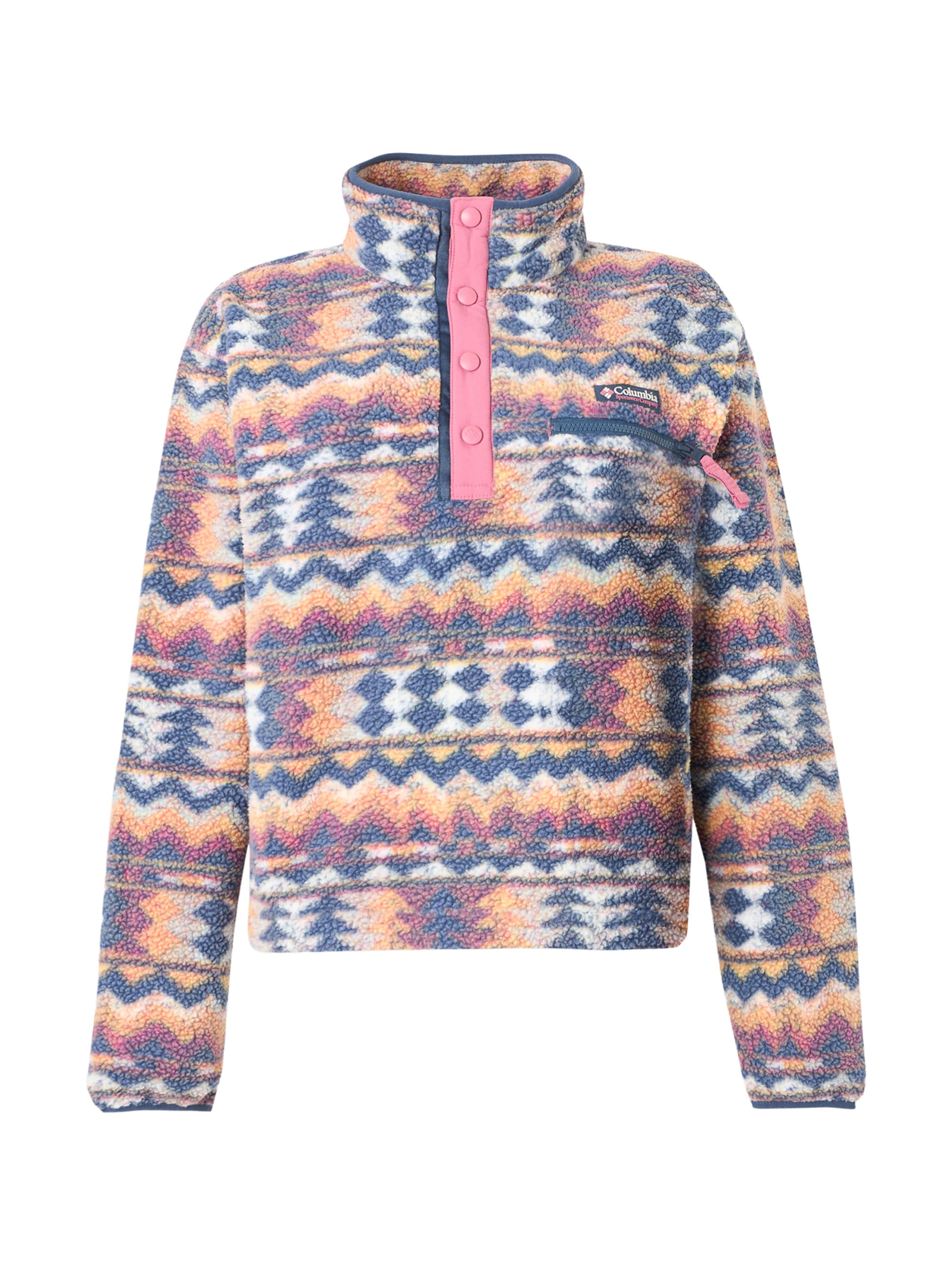 COLUMBIA Αθλητική μπλούζα φούτερ 'Helvetia™ II' σε λευκό: μπροστά