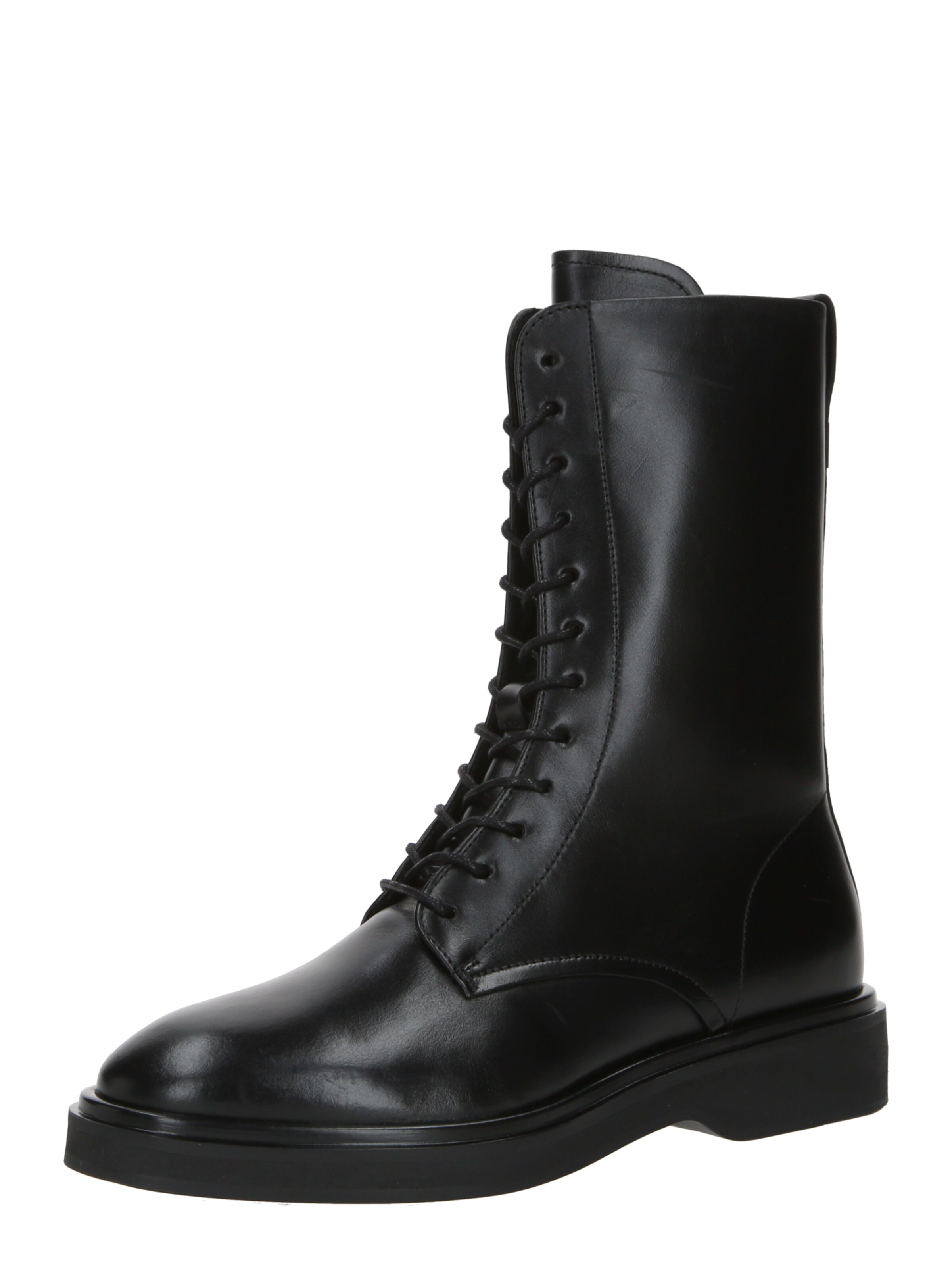 Calvin Klein Lace-up bootie in Black: front