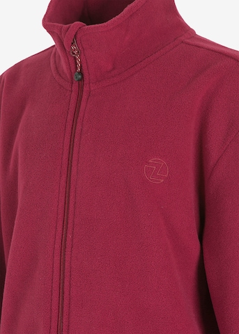 ZigZag Fleece Jacket 'Zap' in Red