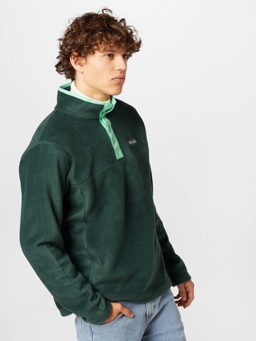 COLUMBIA Athletic Sweater 'Steens Mountain' in Green: front