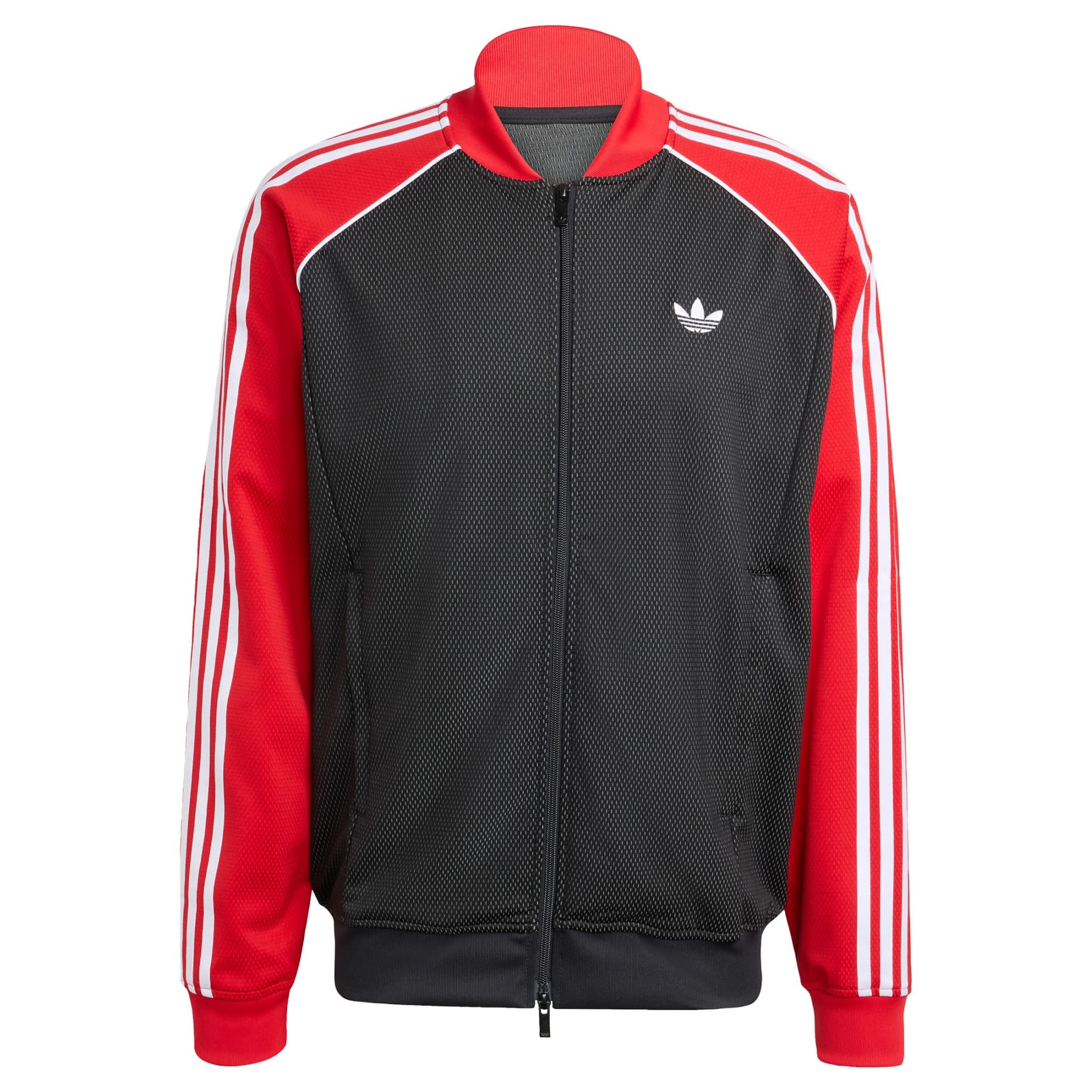 ADIDAS ORIGINALS - Sudadera con cremallera 'Sst' en negro: frente