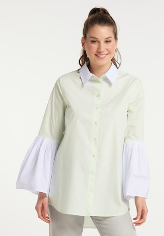 MYMO - Blusa en blanco: frente