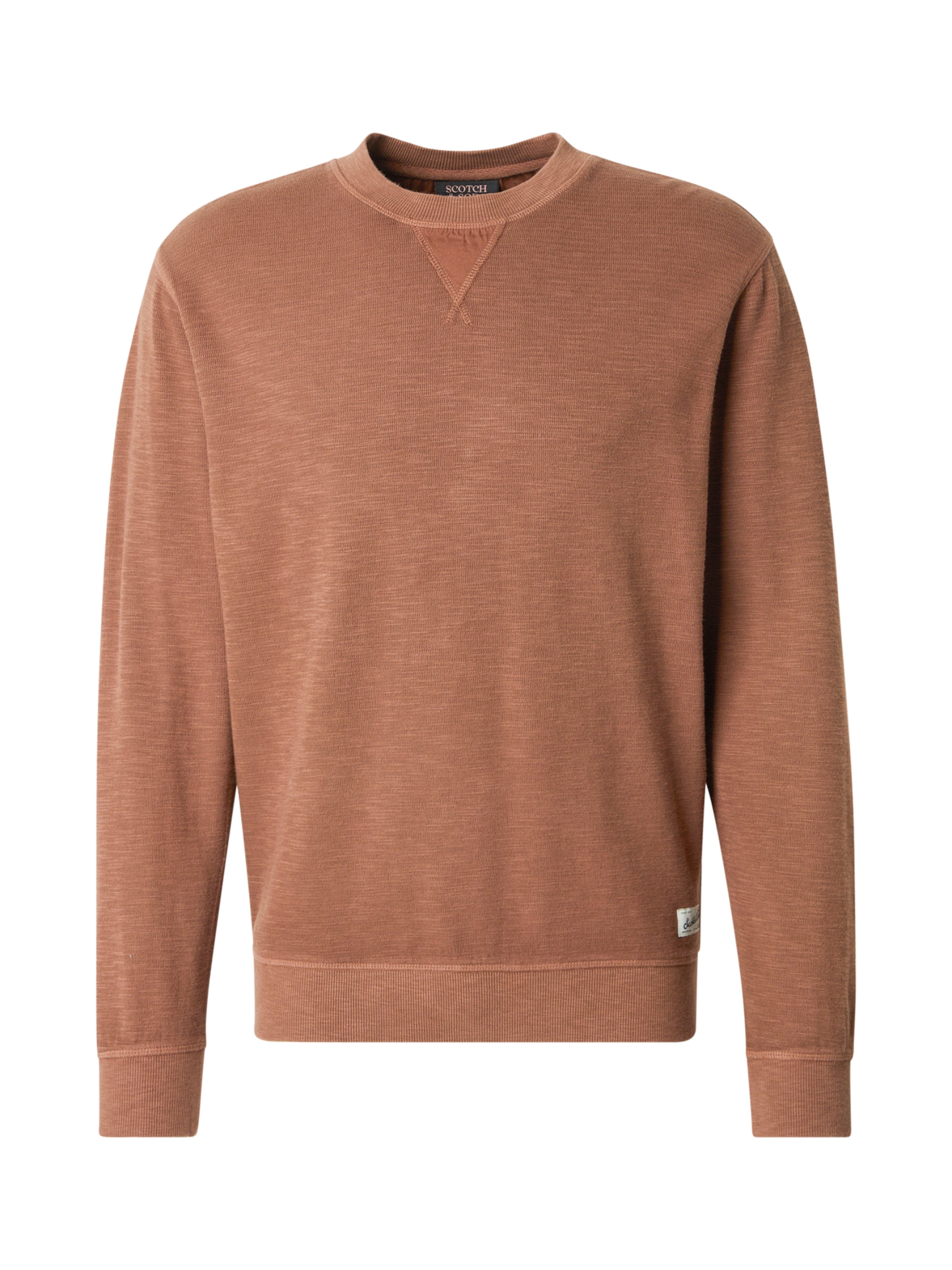 SCOTCH & SODA Sweatshirt in Braun: Vorderseite