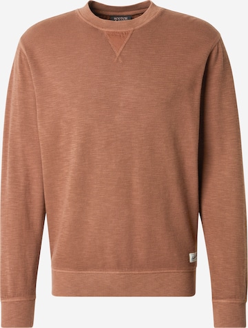 SCOTCH & SODA Sweatshirt in Braun: Vorderseite