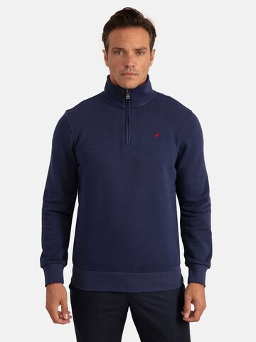 Sweat-shirt Williot en bleu : devant