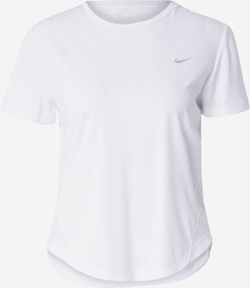 NIKE Функциональная футболка 'Tempo' в Белый: спереди